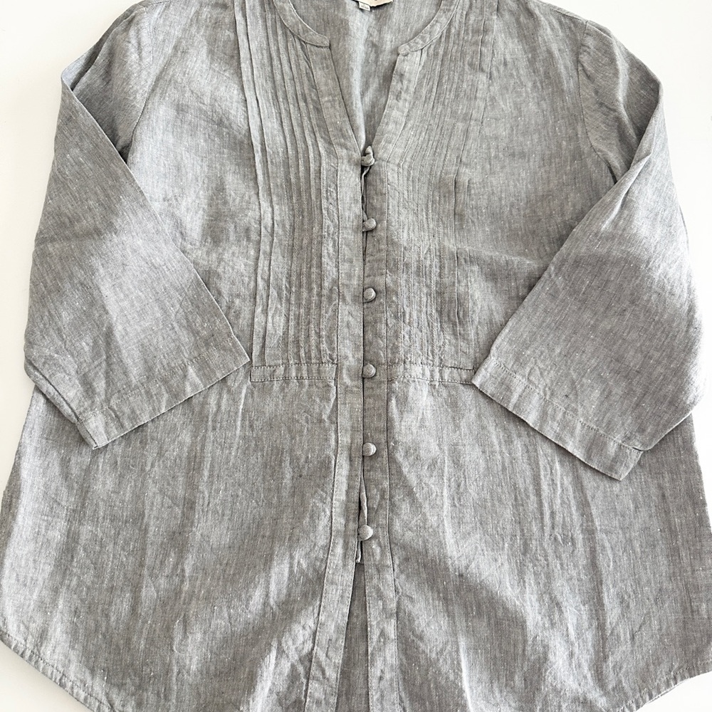Jones New York Sport Tunic Linen Top